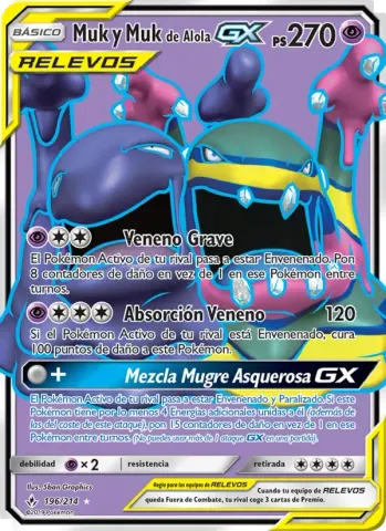 Muk y Muk de Alola GX · 196
