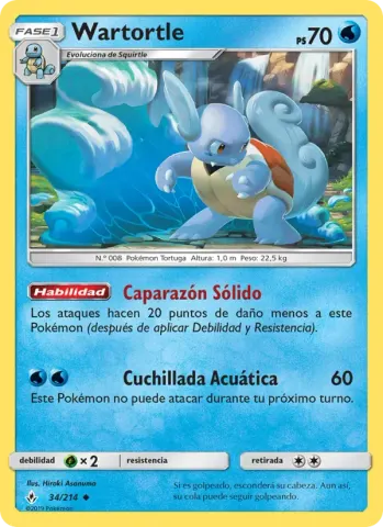 Wartortle · 34