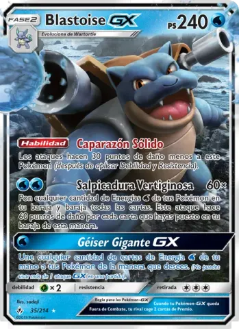 Blastoise GX · 35