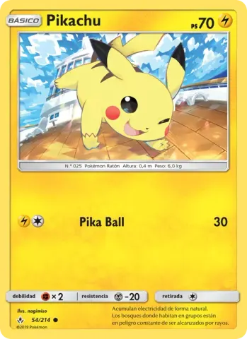 Pikachu · 54