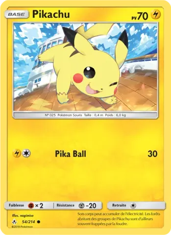 Pikachu · 54