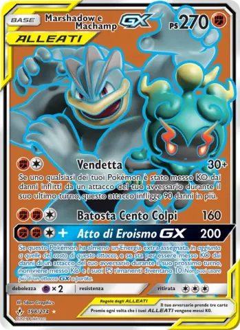 Marshadow e Machamp GX · 198