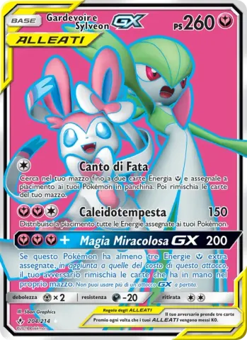 Gardevoir e Sylveon GX · 204