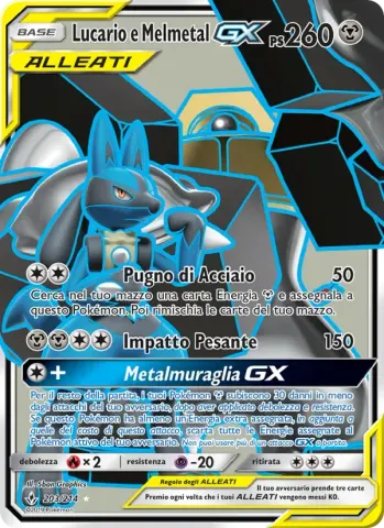 Lucario e Melmetal GX · 203