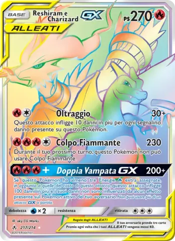 Reshiram e Charizard GX · 217