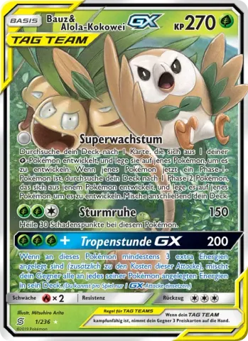 Bauz & Alola-Kokowei GX · 1