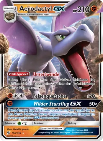 Aerodactyl GX · 106
