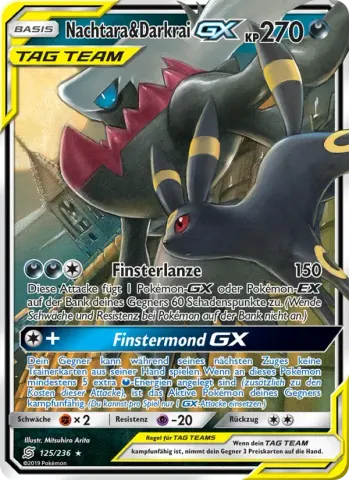Nachtara & Darkrai GX · 125