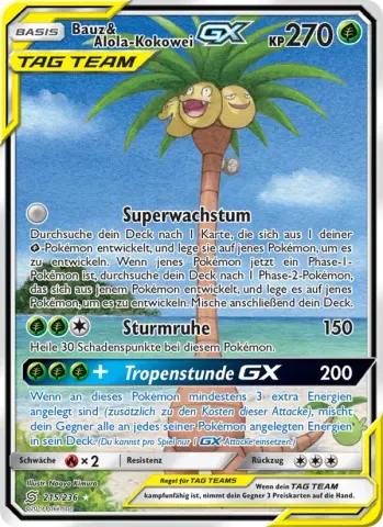 Bauz & Alola-Kokowei GX · 215