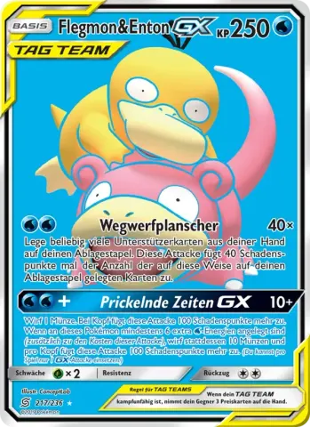 Flegmon & Enton GX · 217