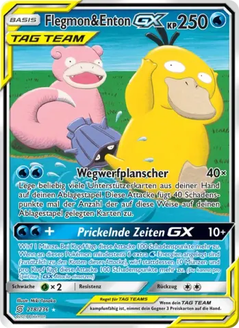 Flegmon & Enton GX · 218