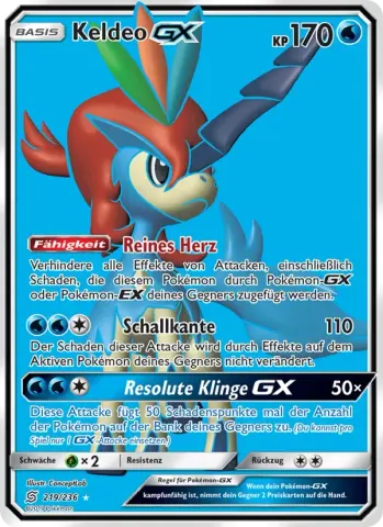 Keldeo GX · 219