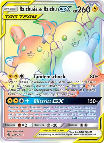 Raichu & Alola-Raichu GX · 241