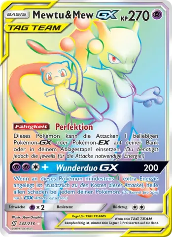 Mewtu & Mew GX · 242