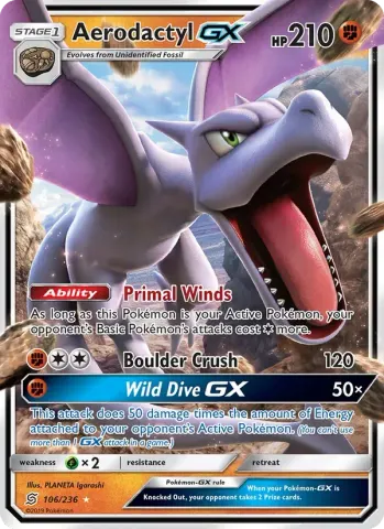 Aerodactyl GX · 106