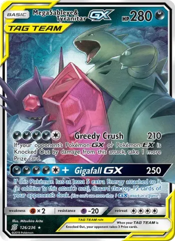 Mega Sableye & Tyranitar GX · 126