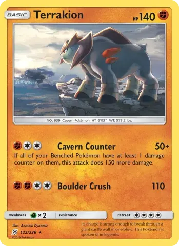 Terrakion · 122