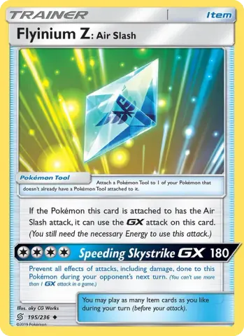 Flyinium Z: Air Slash · 195