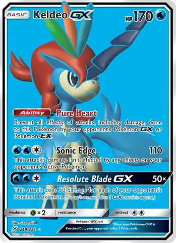 Keldeo GX · 219