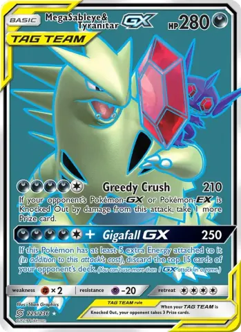 Mega Sableye & Tyranitar GX · 225
