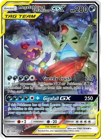 Mega Sableye & Tyranitar GX · 226