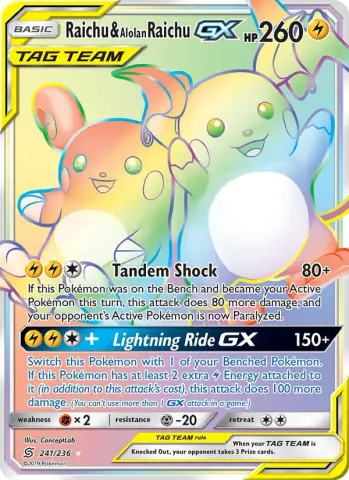 Raichu & Alolan Raichu GX · 241