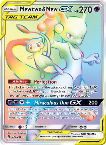 Mewtwo & Mew GX · 242