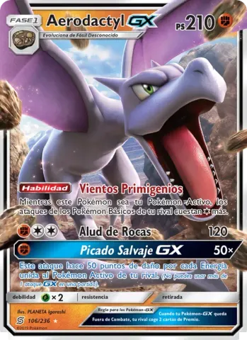 Aerodactyl GX · 106