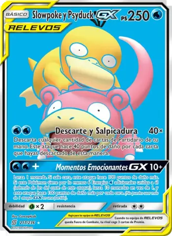 Slowpoke y Psyduck GX · 217