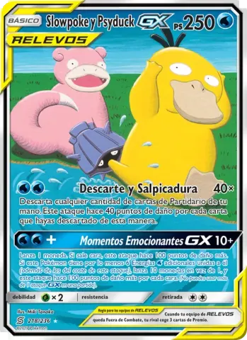 Slowpoke y Psyduck GX · 218