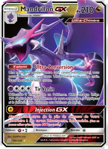 Mandrillon GX · 160