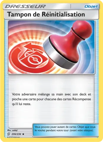 Tampon de Réinitialisation · 206