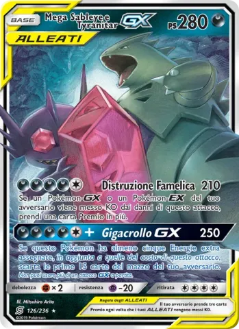 Mega Sableye e Tyranitar GX · 126