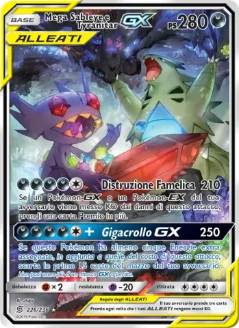 Mega Sableye e Tyranitar GX · 226