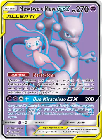 Mewtwo e Mew GX · 222