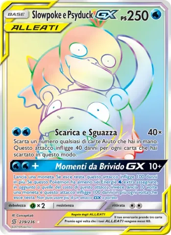 Slowpoke e Psyduck GX · 239