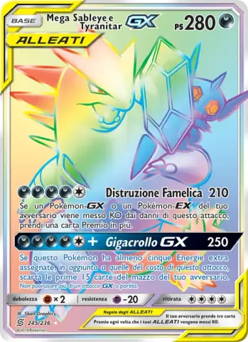 Mega Sableye e Tyranitar GX · 245