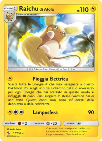 Raichu di Alola · 57
