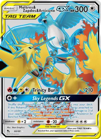 Moltres & Zapdos & Articuno GX · 66