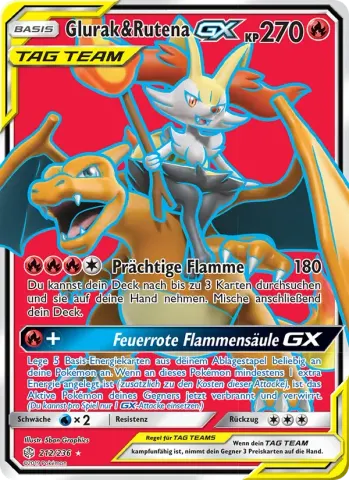 Glurak & Rutena GX · 212