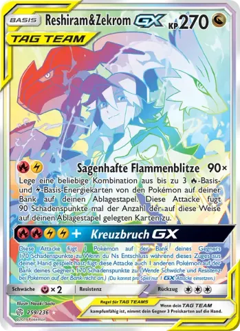Reshiram & Zekrom GX · 259