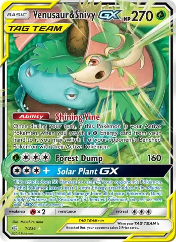 Venusaur & Snivy GX · 1
