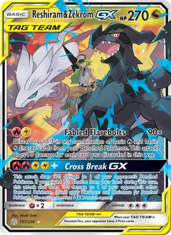 Reshiram & Zekrom GX · 157