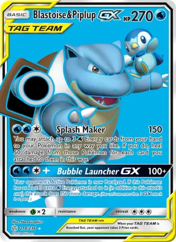 Blastoise & Piplup GX · 214