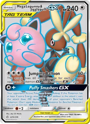 Mega Lopunny & Jigglypuff GX · 225