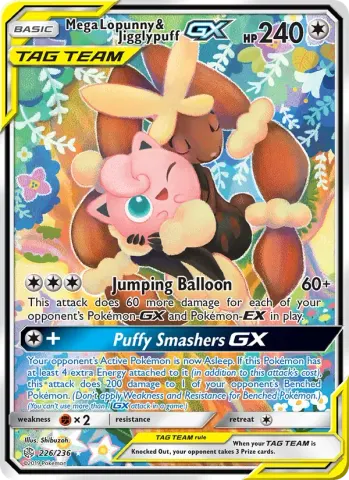 Mega Lopunny & Jigglypuff GX · 226