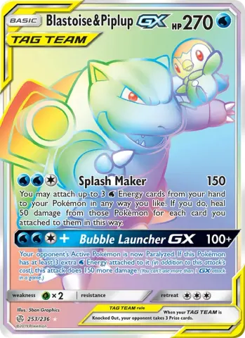 Blastoise & Piplup GX · 253