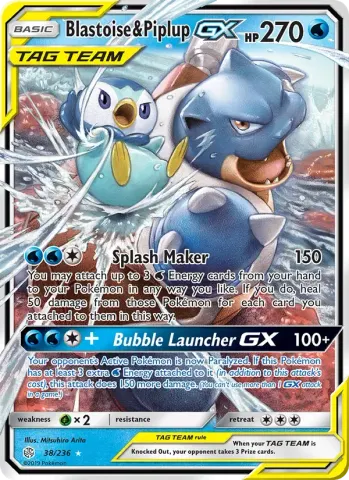 Blastoise & Piplup GX · 38
