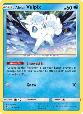 Alolan Vulpix · 39