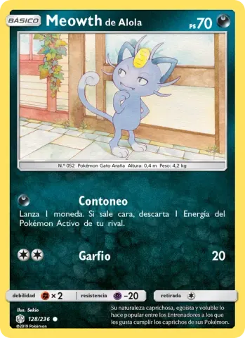 Meowth de Alola · 128